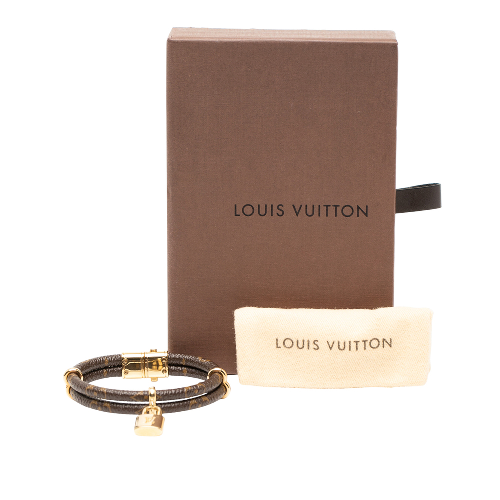 Pre-Loved Louis Vuitton Monogram Keep It Twice Bracelet 19 - Picture 6 of 6